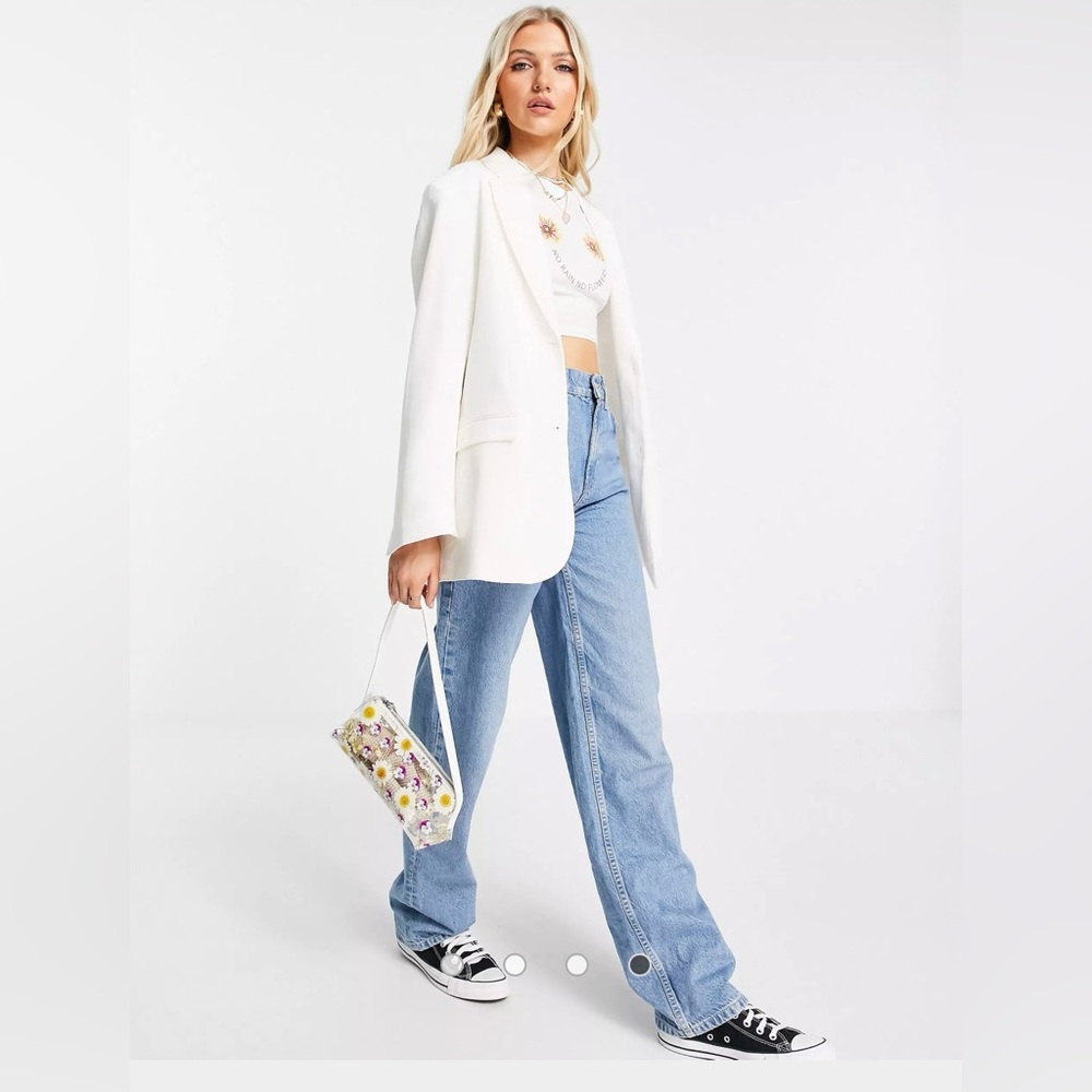 Monki White Blazer sz. XS (oversized)